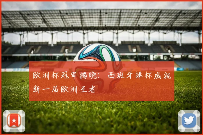 欧洲杯冠军揭晓:西班牙捧杯成就新一届欧洲王者