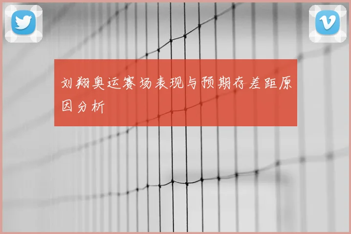刘翔奥运赛场表现与预期存差距原因分析